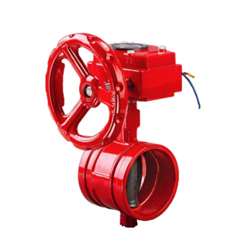 Fire signal butterfly valve